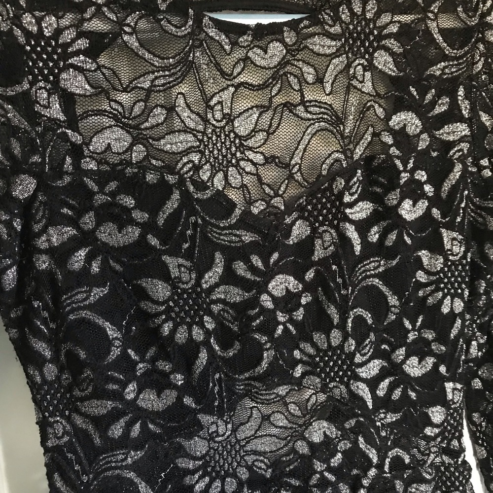 Long sleeve black Express dress - Picture 2 of 3